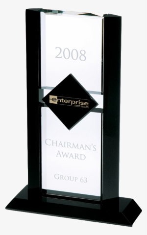 For Or Work Directly With Our Custom Trophy Design - Flair Ebony Diamond Optical Crystal Award