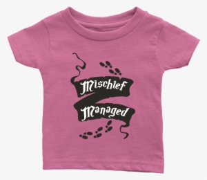 Mischief Managed - Baby Onesie Funny Quote Throw Up