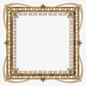 Yellow Frame Png - Gold Transparent Frame Square