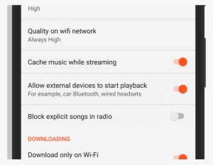 Google Play Music External Playing Toggle - Music