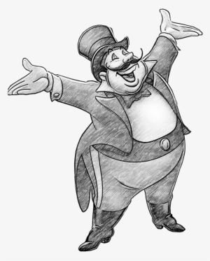 Chocolate Coulant - Ringmaster Black And White Clipart