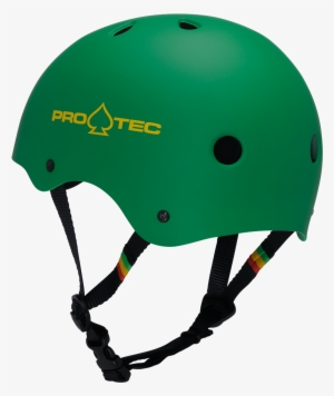 Green Rasta Skate Helmet - Protec Classic Ski Helmet - Blue
