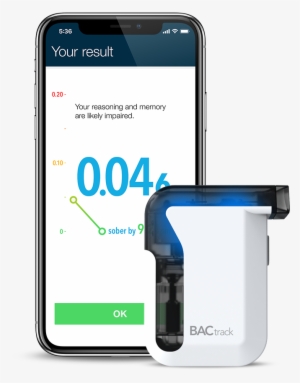 transform your smartphone into a breathalyzer - bactrack mobile pro breathalyzer