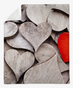 Rustic Hearts Background