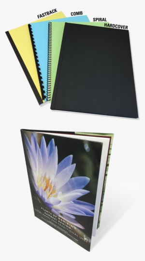 Comb Binding & Spiral Binding (black And Clear) - Spiral Binding Hardcover