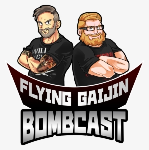 Flying Gaijin Bombcast By Matt Thompson & Zachary Randall - Illustration