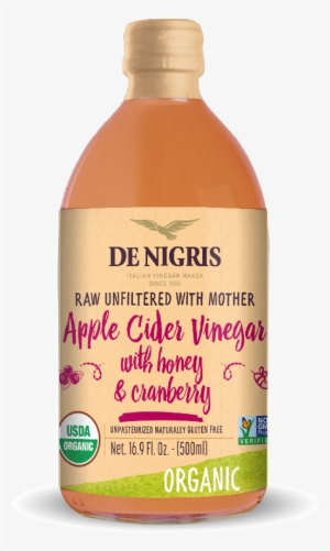 Organic Apple Cider Vinegar With Honey & Cranberry