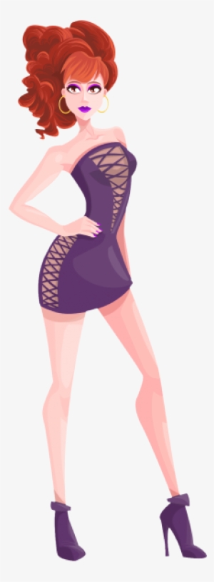Sexy Girl Vector Png Transparent Image - Cocktail Dress