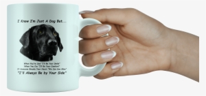 Black Labrador Retriever, Black Lab, White 11oz Mug - Mug