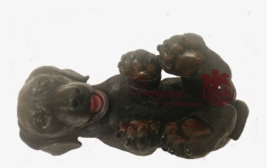 Black Labrador Retriever Wine Holder With Wine, Black - Black Labrador Retriever
