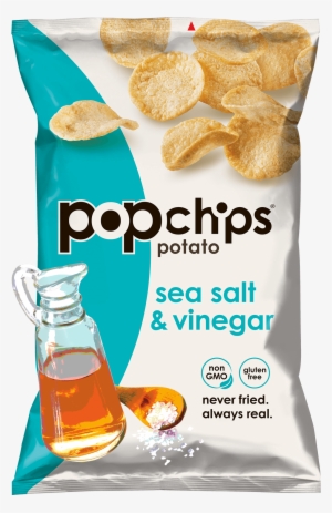 5oz Bag Of Sea Salt And Vinegar Popchips - Pop Chips Sea Salt & Vinegar