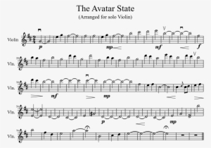 Avatar The Last Airbender Sheet Music - Avatar State Sheet Music