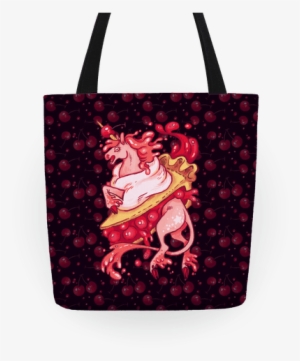 Kawaii Unicorn Pie Tote - Kawaii Unicorn Pie Tote Bag: Funny Tote Bag From Lookhuman.