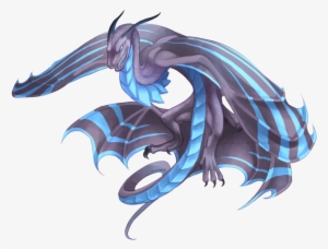 Nhiostrife Wyvern Concept - Dragon Cave Blue Banded Dragon