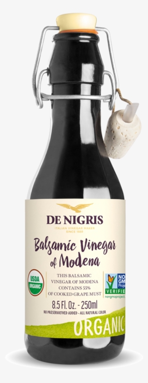 Premium Organic Balsamic Vinegar Of Modena - De Nigris Vinegar, Organic, Apple Cider, Raw Unfiltered,