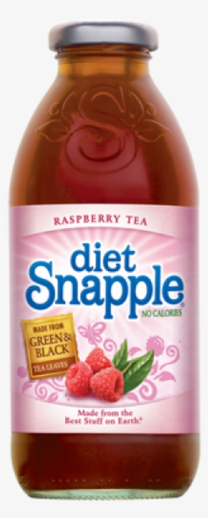 Snapple Raspberry Diet Iced Tea 16 Oz Glass Bottle