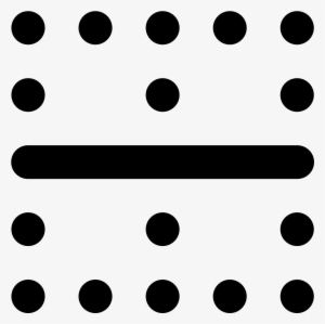 Border Horizontal Icon - Connect All The Dots With 4 Lines