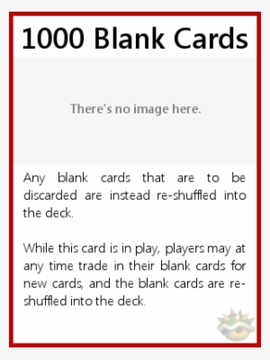 Image - 1000 Blank White Cards