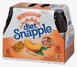 8764-009 2018 Grilling Microsite Content Update [product - Diet Snapple Peach Tea, 16 Fl Oz Glass Bottles, 6 Pack