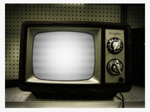 “ Semi Transparent Old Tv Screen