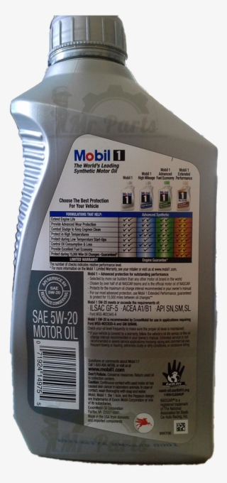 Mobile 1 5w-20 Full Synthetic - Mobil 1 Synthetic Motor Oil