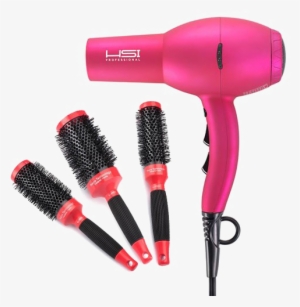 Hair Dryer Png Hd - Hsi Professional Round 2 1/2 Inch Hair Brush