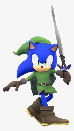 Sonic The Hero Of Time By Nibrocrock On Deviantart - Sonic With Master Sword