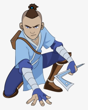 Well After I Did The Sides I Kinda Looked At It And - Avatar The Last Airbender Sokka Png