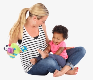 Recommended Toy Features Feature - Mother And Child Sitting Png
