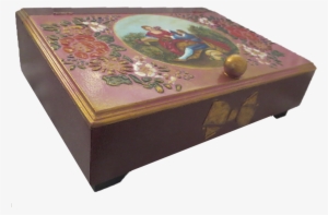 Wooden Decorative Box - Wooden Box Decoration Png