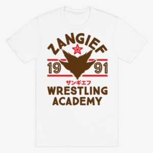 Zangief Wrestling Academy Mens T-shirt - Funny T Shirts
