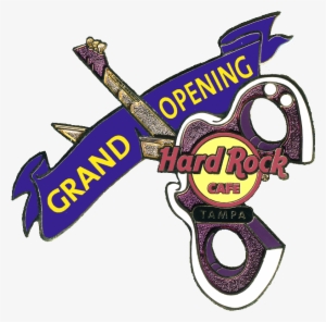 Tampa Cafe Grand Opening Ribbon Scissors Guitar N58364 - Tampa