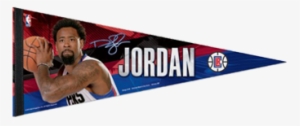La Clippers Deandre Jordan Premium Pennant - Los Angeles Clippers