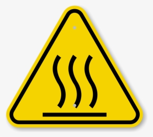 Iso Burn Hazard Hot Surface Symbol Warning Sign - Stairs Fall