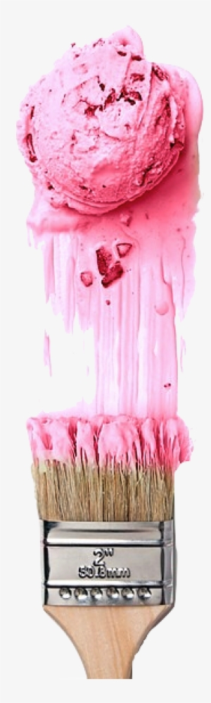 Transparent Tumblr Hipster - Ice Cream Paint