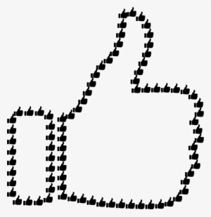 Thumb Signal Emoji Social Media Computer Icons - Thumbs Up Fractal