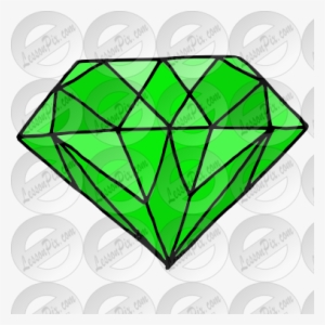 Emerald Clipart Diamond - Clip Art
