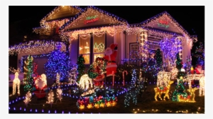 Colorful Christmas Lights - Merry Christmas Light House