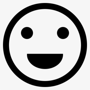 Emoji Comments - Smiley Noir Et Blanc