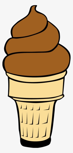 Empty Ice Cream Cone Clipart - Chocolate Ice Cream Cone Clip Art