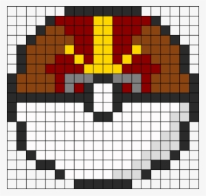 Entei Ball Perler Perler Bead Pattern / Bead Sprite - Pixel Art Easy Emoji