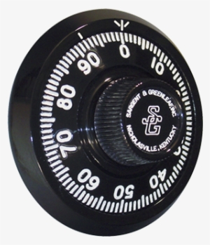 Dial And Ring Finishes - Sargent & Greenleaf D003 Black And White Dial