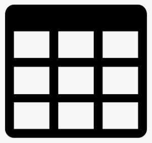 Little Table Grid Comments - Date Icon White Png