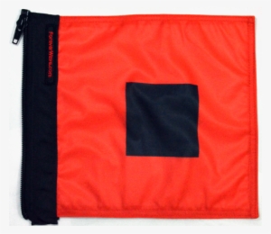 Hurricane Storm Warning Flag - Messenger Bag