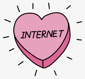 Heart Internet Social Tumblr Niebieskoka Pink Pastel - Imagenes Gif Del Internet