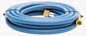 Fitted Hose 10mm Oxygen X 10m - Parweld 8mm Hose - 3/8 Bsp Torch Fitting - 3/8 Bsp