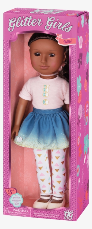 Keltie Inch Doll Brunette Brown Eyes African American - Brown Hair