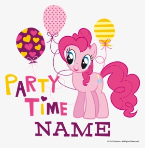 Back Design - Mlp Pinkie Pie Party Time