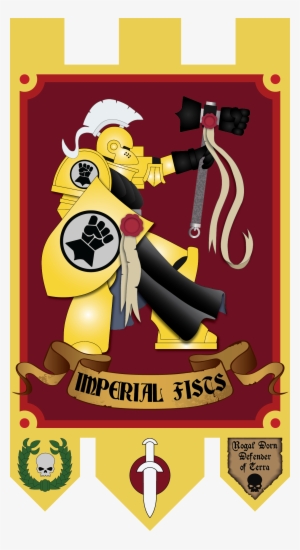 Imperial Fists Knight - Imperial Fists Banner