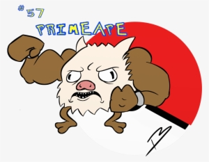Super Metroid Mammal Nose Cartoon Dog Like Mammal Clip - Pokemon Primeape Meme